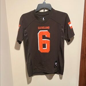 Cleveland Kids Football Jersey - Brown and Orange